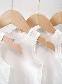 minizone 5 件套男婴白色背心连体衣 - 白色 - 查看 3