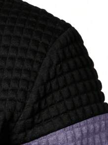 Manfinity Homme Men'S Color-Block Drawstring Hoodie - Multicolor - View 3