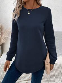 SHEIN LUNE Fall Clothes Women - Navy Blue - View 4