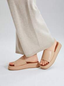 MOTF PREMIUM PLATFORM SANDALS VACATION SHOES, SUMMER SPRING SHOES SPRING BREAK EASTER - Brown - View 6