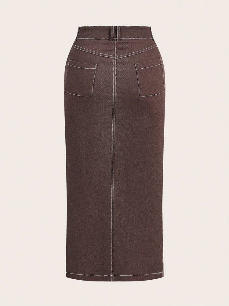 Women'S Asymmetrical Hem Skirt