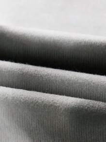 SHEIN ICON Nhuộm buộc Mẫu Lưới Gợi cảm Đầm - màu nâu - Xem 4