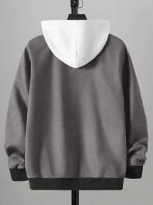 RueChic Men's Two-tone Zippered Jacket Does Not Include Hooded Sweatshirt - Multicolor - View 2