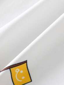 Toddler Boys' French Fries Printed Homewear Outfit, Sold Separately, Can Be Paired With Mommy & Me Matching Outfits - White - View 3