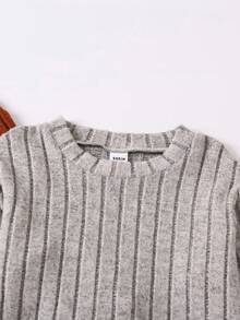 SHEIN 女孩秋冬季的簡潔舒適兩件套裝 - 彩色 - 查看 6