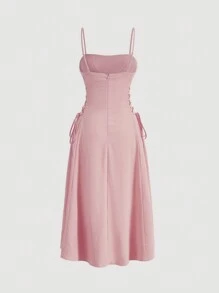 SHEIN MOD Abito Cami Da Donna Con Cravatta In Vita