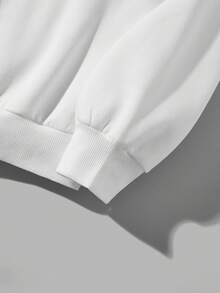 SHEIN Qutie 女士運動衫 - 白色 - 查看 4