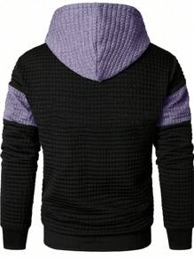 Manfinity Homme Men'S Color-Block Drawstring Hoodie - Multicolor - View 2