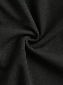 SHEIN DECDS 復古優雅的連衣裙,配有珍珠鑲嵌的v領和長袖,非常適合新年或聖誕派對