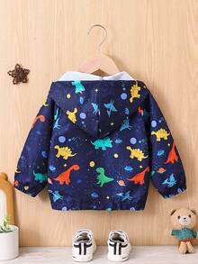 Baby Boys' Dinosaur Windproof Jacket With Sun Protection - Multicolor - View 2