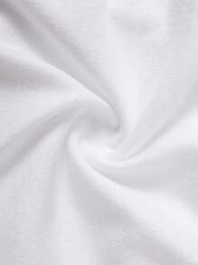 男童卡通印花短袖t恤 - 白色 - 查看 3