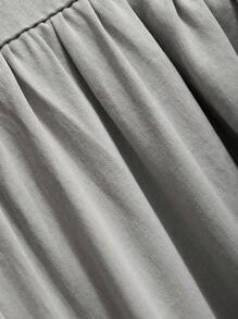 DAZY 灯笼袖罩衫连衣裙，秋装长袖连衣裙