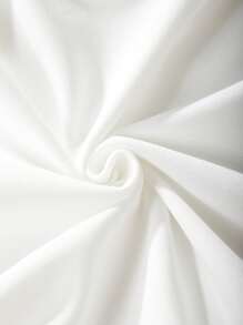 SHEIN 女孩卡通貓紋連帽休閒運動衫 - 白色 - 查看 4