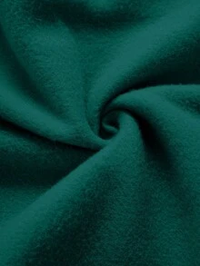 男士文字印花抽繩短褲 - 墨綠色 - 查看 5