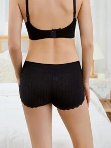 Ropa Interior De Embarazo Con 2 Piezas De Bóxer Con Encaje - Multicolor - Ver 2