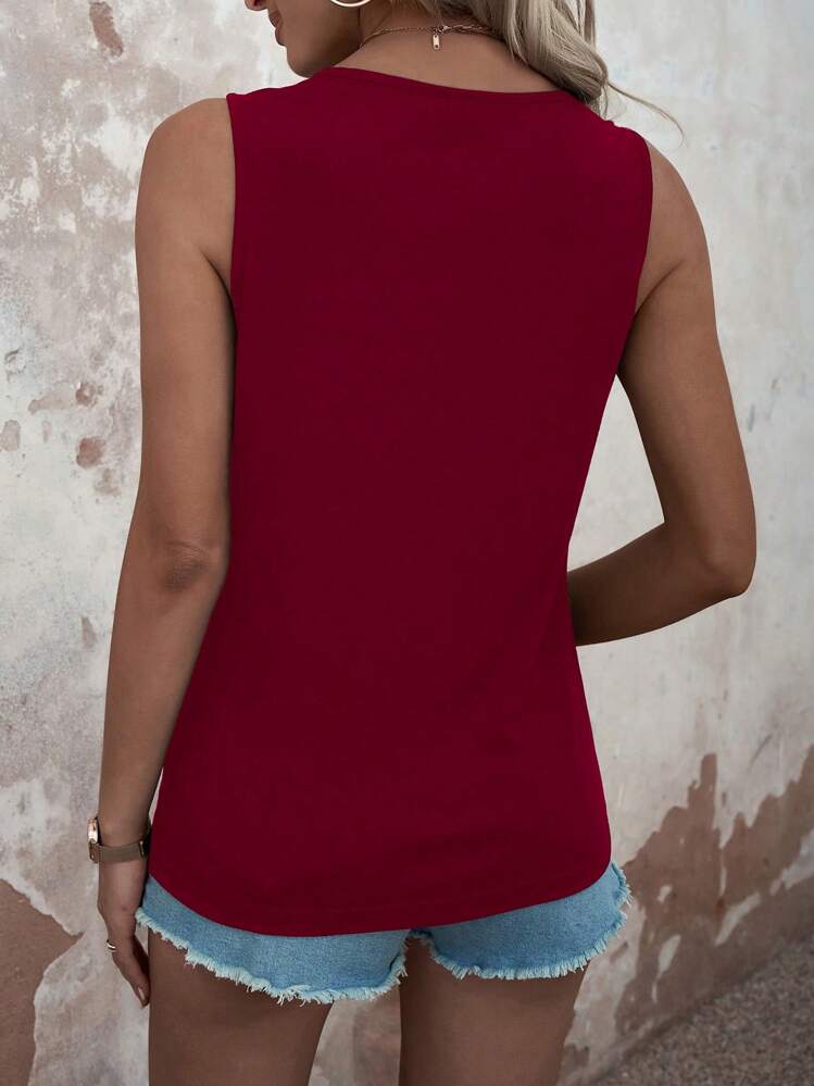 EMERY ROSE Women's Striped Tank Top - Multicolor - View 2