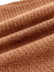 Cozy Pixies 新生兒男寶寶袋式無袖針織連體背帶衣 - 駝色 - 查看 5