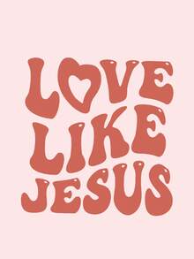 SHEIN EZwear 有帽休閒印花連帽衫 - 粉色 - 查看 3