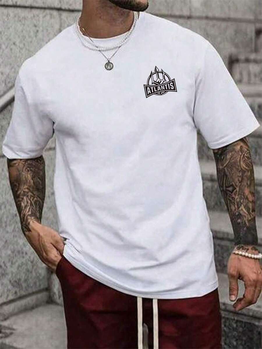 Manfinity RebelGame 男款字母印花短袖t卹