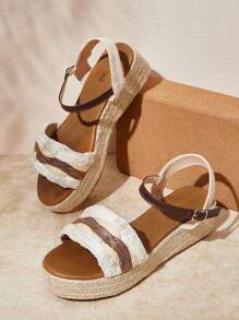 SheIn VCAY Women's Platform Wedge Heel Sandals
