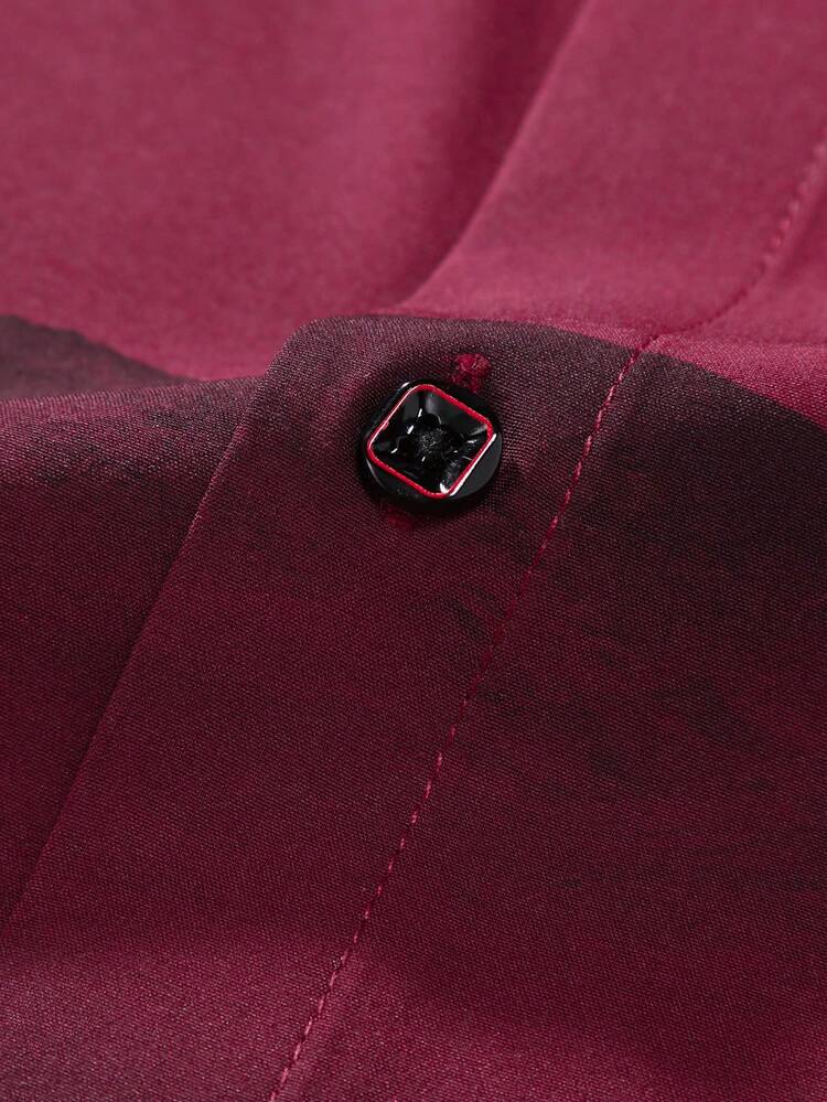 Men'S Scenery Printed Shirt