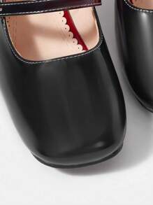 女士高跟鞋 - 黑色 - 查看 3