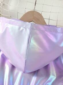 Sparklyn 少女2入組高亮塗層布料無袖短背心和短褲套裝,夏季 - 彩色 - 查看 6