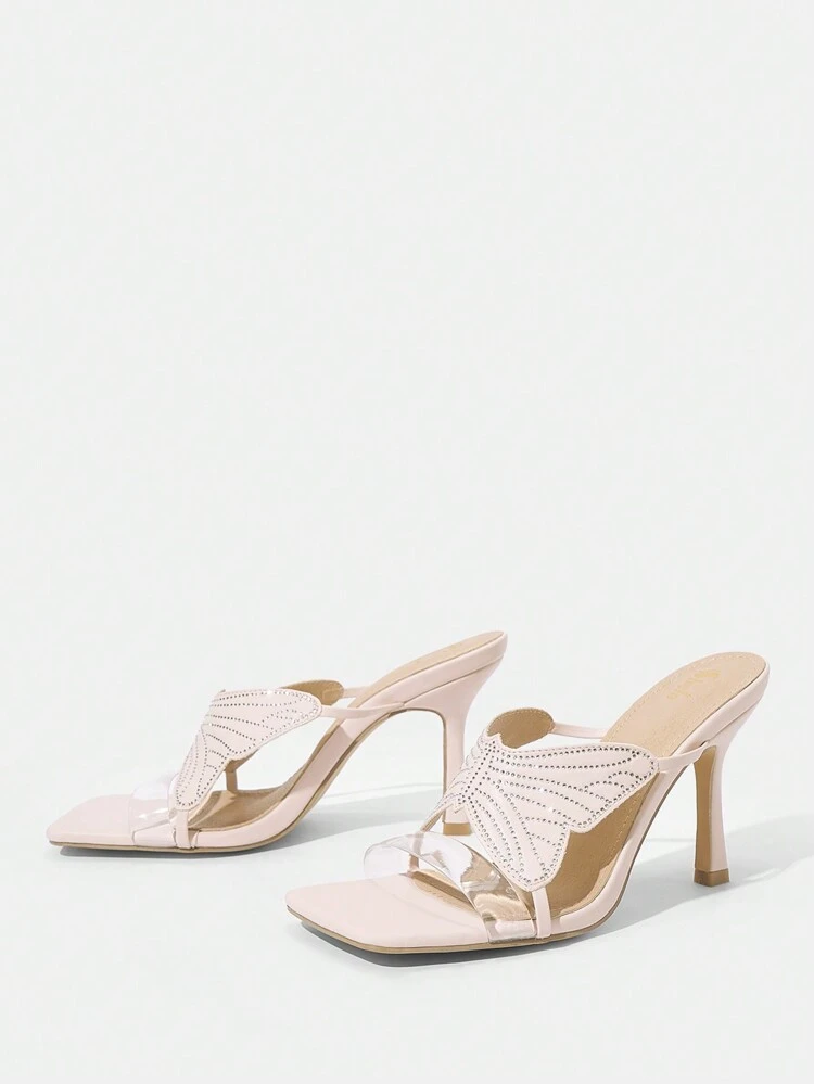 Zl-212-1 Pink Women's High-heeled Sandals