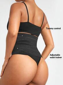 SHAPORA Faja Reductora Para Cintura De Mujer - Negro - Ver 3