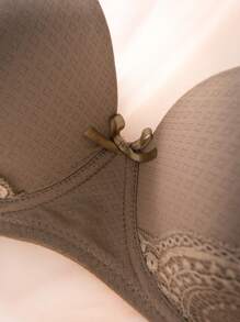 女式有鋼圈和墊杯內衣,咖啡棕色,分開出售