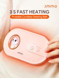 JMMO แผ่นทำความร้อน, เข็มขัดทำความร้อนพกพา, แผ่นทำความร้อนเร็ว มี 3 ระดับความร้อนและ 3 โหมดนวด, แผ่นทำความร้อนหลังหรือท้อง สำหรับผู้หญิงและสาว ช่องชาร์จแบบ Type-C, เครื่องมือความจำเป็นส่วนบุคคลและความงาม ของขวัญคริสต์มาส, สิ่งจำเป็นสำหรับการตั้งแคมป์และพักผ่อนในช่วงฤดูใบไม้ร่วงและฤดูหนาว, อุปกรณ์เสริมสำหรับการพักผ่อน, เครื่องใช้ในการตั้งแคมป์