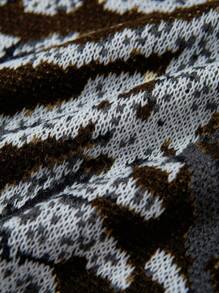 Flirla Sweater Ukuran Plus Halloween Casual - Dark Green - View 5