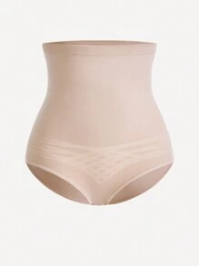 SHAPORA 高腰三角收腹內褲 - 淺灰色 - 查看 2