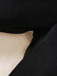 嬰兒男童時尚字母印花連帽上衣和運動長褲套裝,適用於春、秋和冬季 - 黑與白 - 查看 7