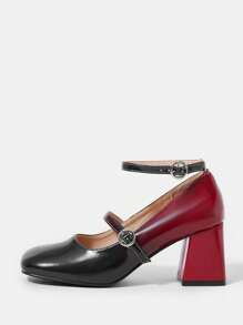 女士高跟鞋 - 黑色 - 查看 4