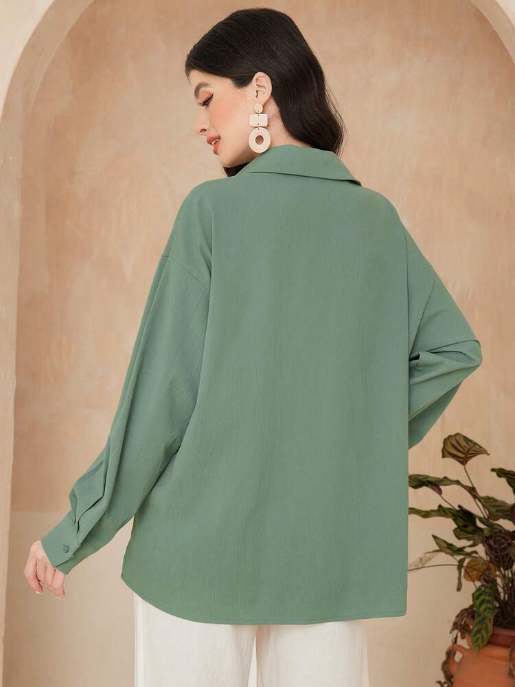 Ladies' Roll-Up Sleeve Shirt