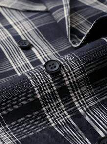 Manfinity Mode Men'S Plus Size Checked Suit Vest