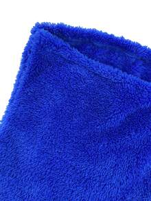 SHEIN Unity 純色無肩帶修身連衣裙 - 寶藍色 - 查看 5