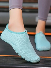 女士輕量級水鞋套裝,適用於踏水、划獨木舟和游泳 - 淺藍色 - 查看 3