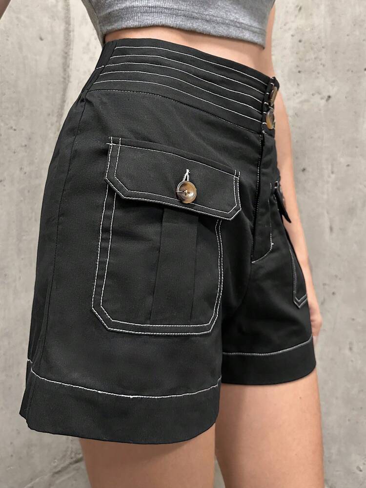 Women'S Cargo Pocket Shorts