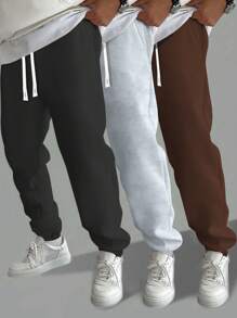 Nam Dây rút Dây thắt lưng Và Quần Chạy bộ - Nhiều màu - Xem 1