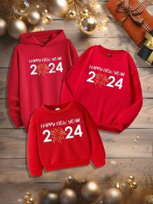 Manfinity RebelGame Oversized Men's Hooded Sweatshirt With Slogan Print - Red - View 1