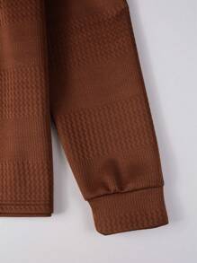 Manfinity Homme Men's Solid Color Long Sleeve Polo Shirt