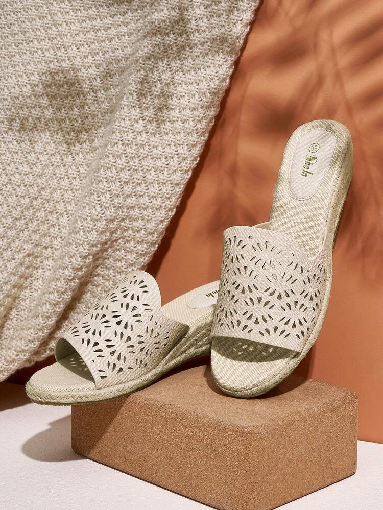 Women's Wedge Heel Thick-sole Sandals/slippers