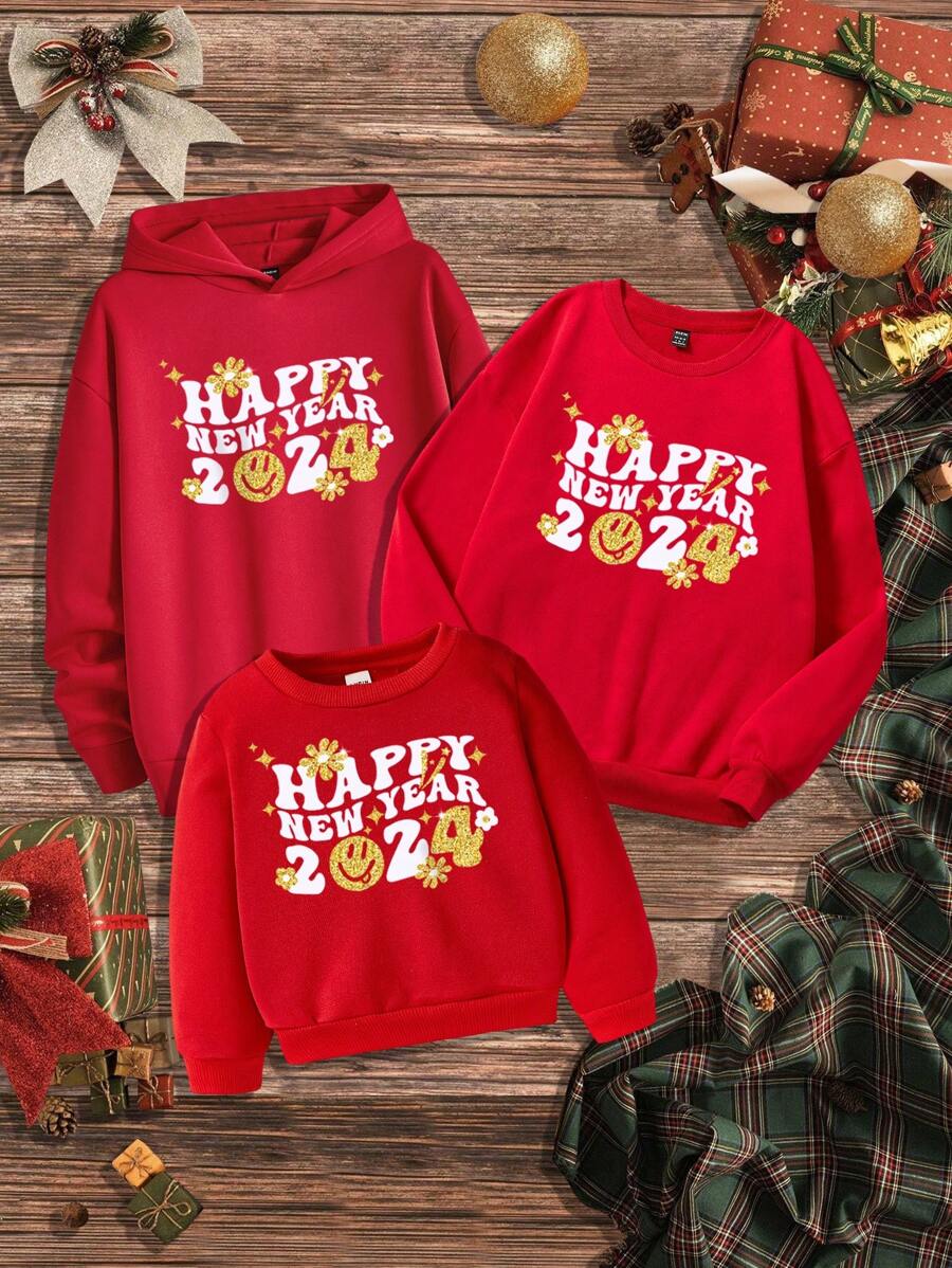 Manfinity VCAY 男士鬆身帽衫長袖休閒印花衣,秋冬季節