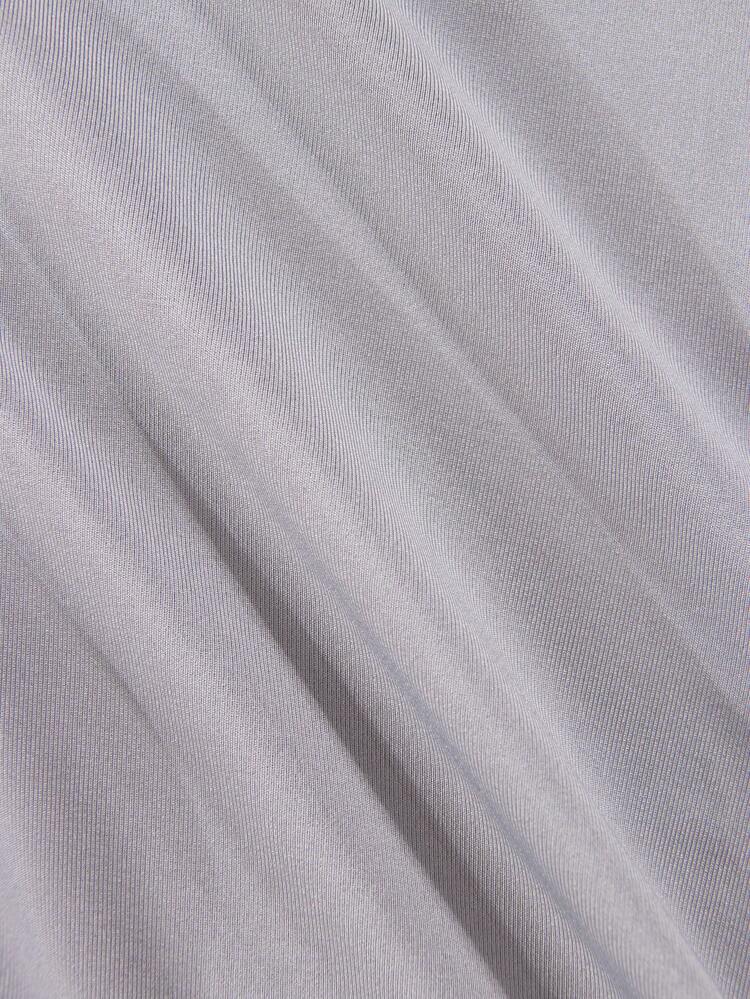 Tween Boy Solid Color High-Waisted Fitness Leggings