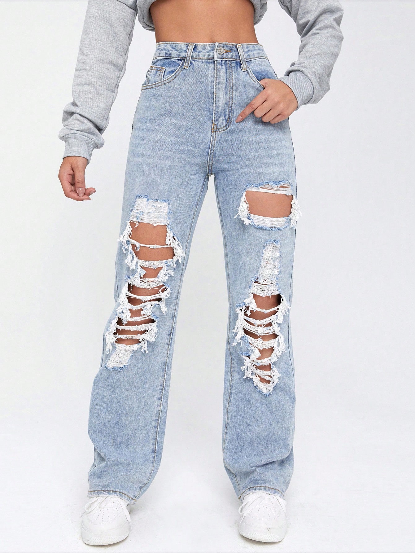 【WOOHWA】WASHED STRAIGHT DENIM PT WOOHWA】WASHED STRAIGHT DENIM PT