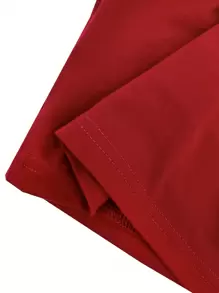 Calvaya 大尺碼女士實色無肩帶上衣 - 彩色 - 查看 5