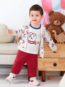 Em bé Con trai Phiêu lưu Hoa văn con chó In Đang bay Ba-mảnh , Dễ thương - Nhiều màu - Xem 4