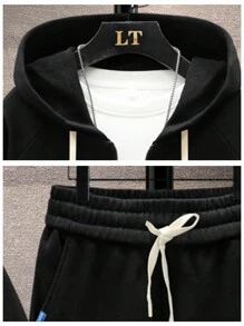Conjunto Informal Para Hombre, Versátil. - Negro - Ver 4